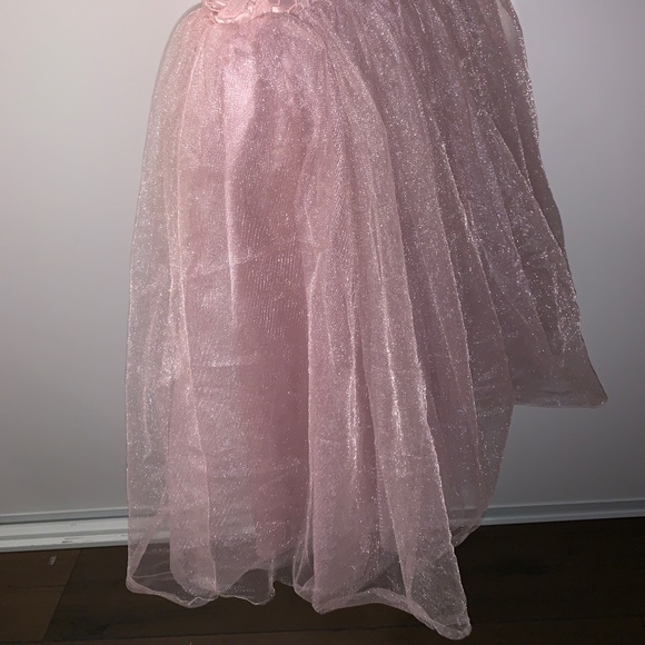 Pink Laced-Floral Dress - Picture 5 of 6